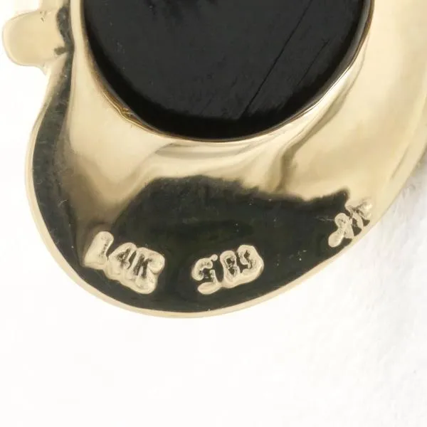 14K Yellow Gold Coral Pendant Top