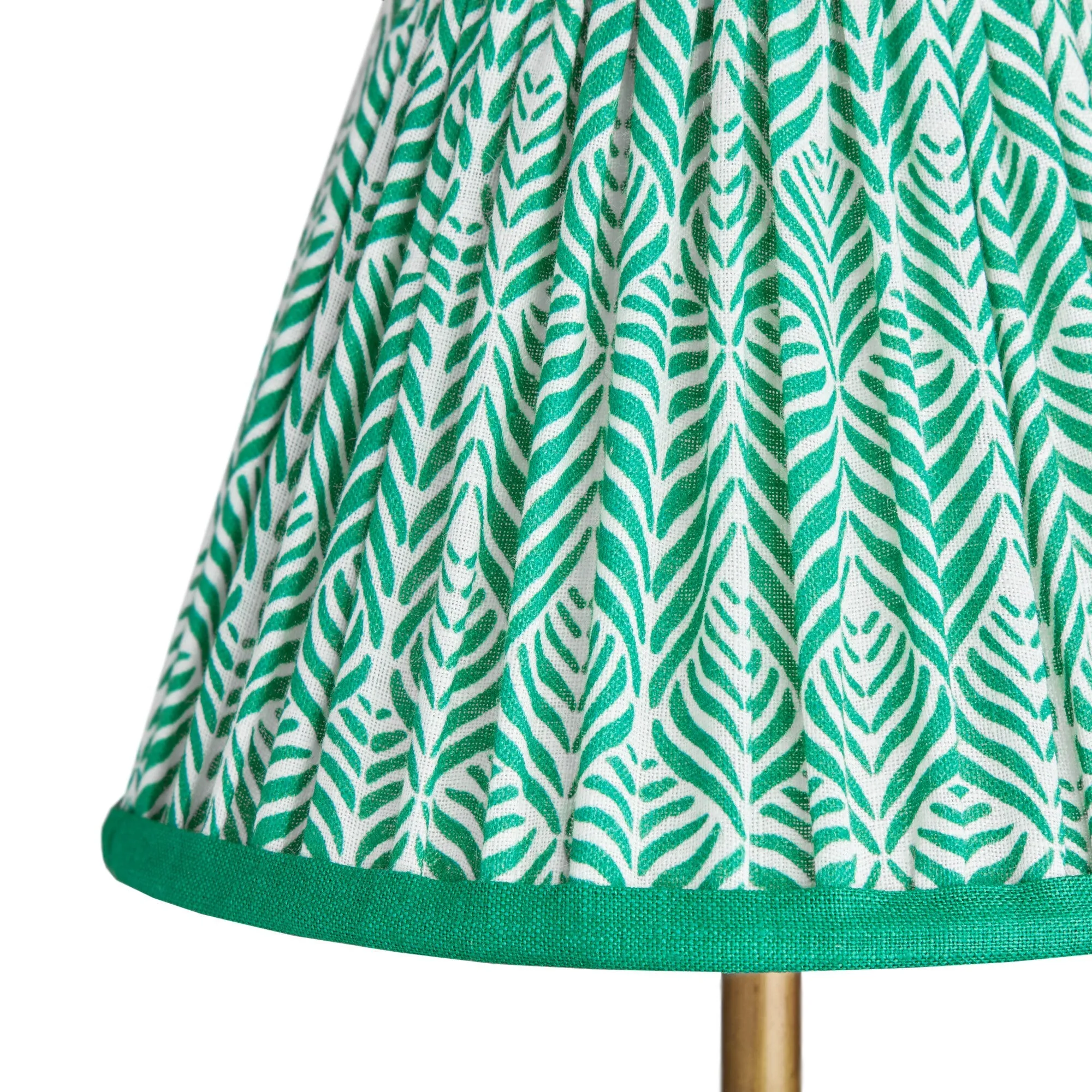 16cm empire shade in Liberty's 'Quill' in jade