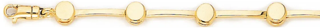 6.3mm Button Link Bracelet