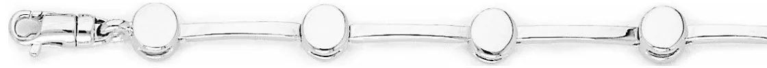 6.3mm Button Link Bracelet