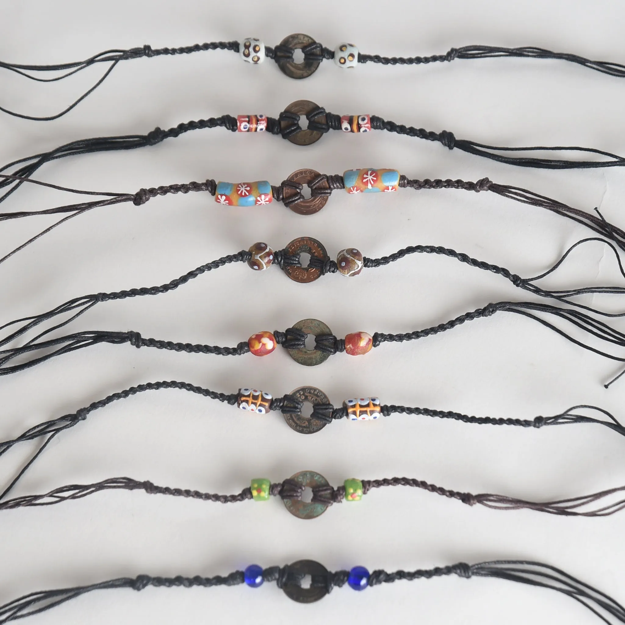 African Coin Anklet/Bracelet Sets