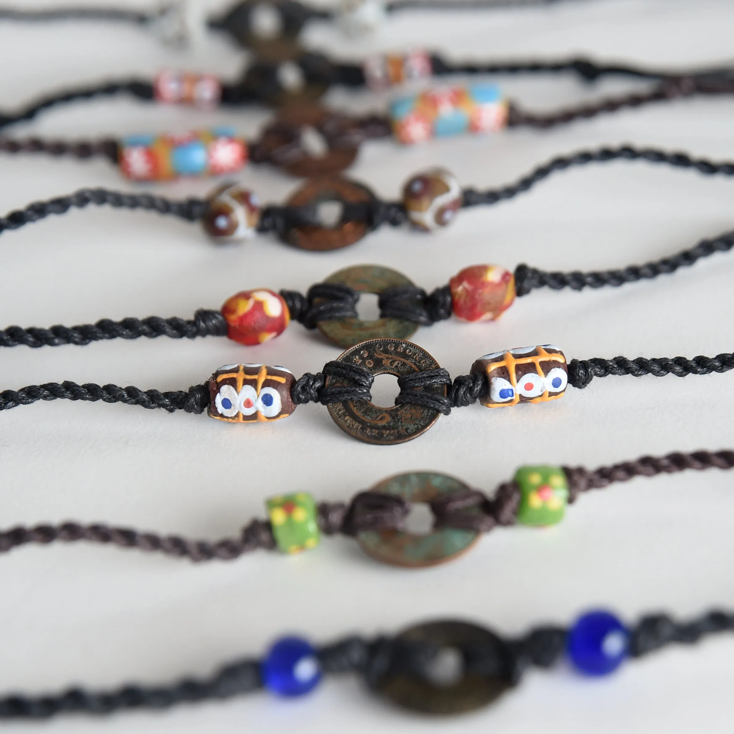 African Coin Anklet/Bracelet Sets