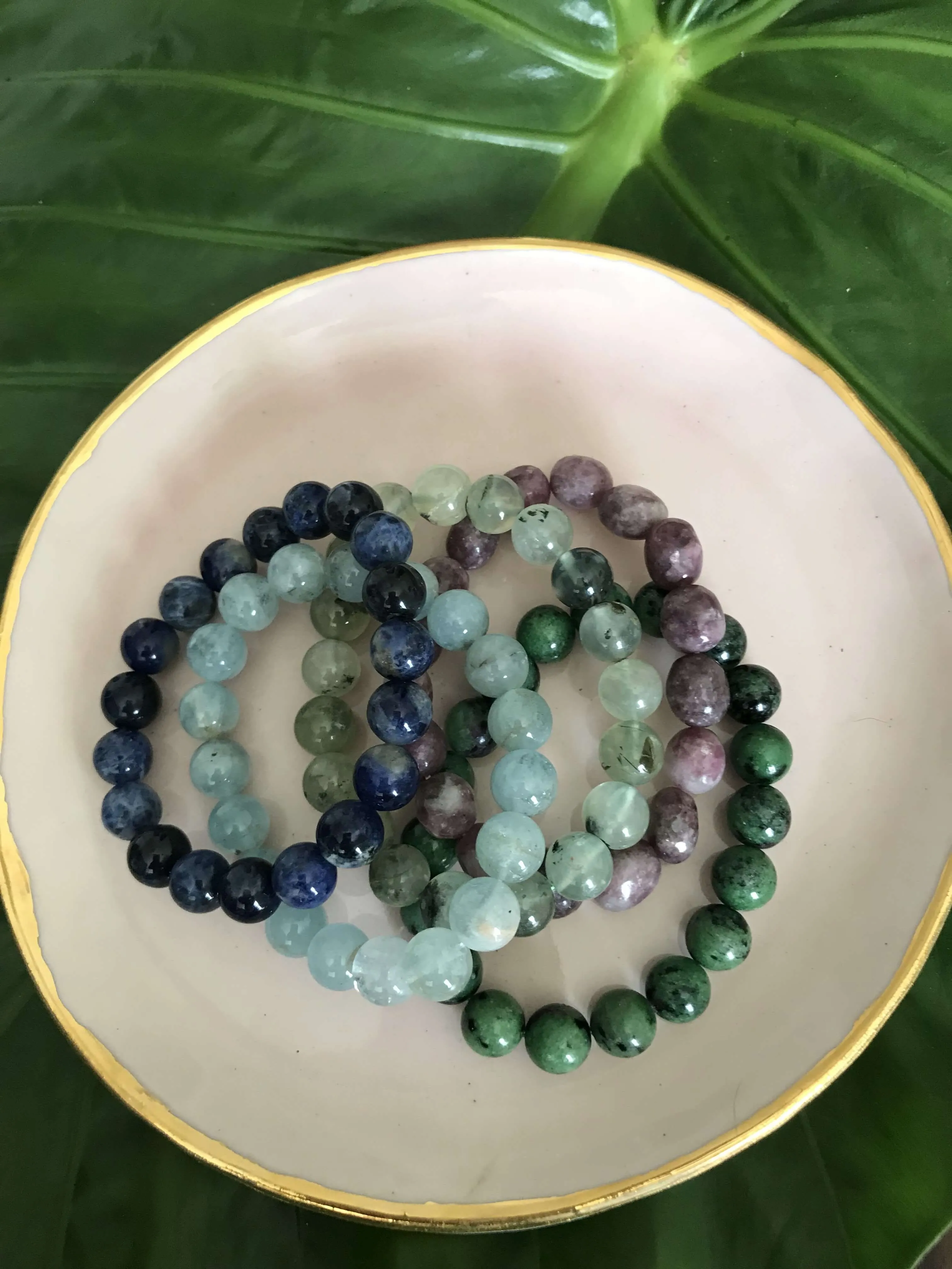 Aquamarine Blue Crystal Bracelet