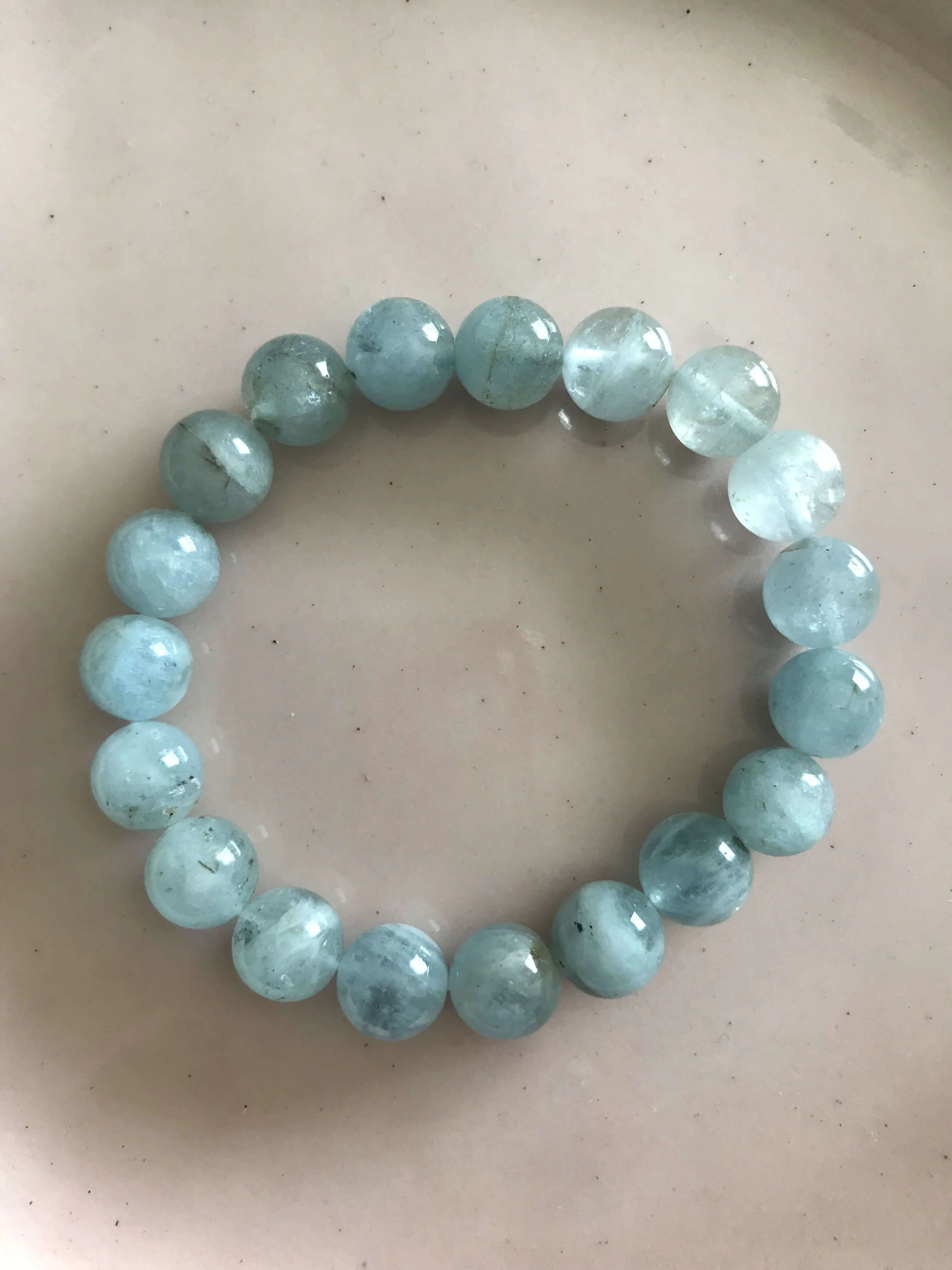 Aquamarine Blue Crystal Bracelet