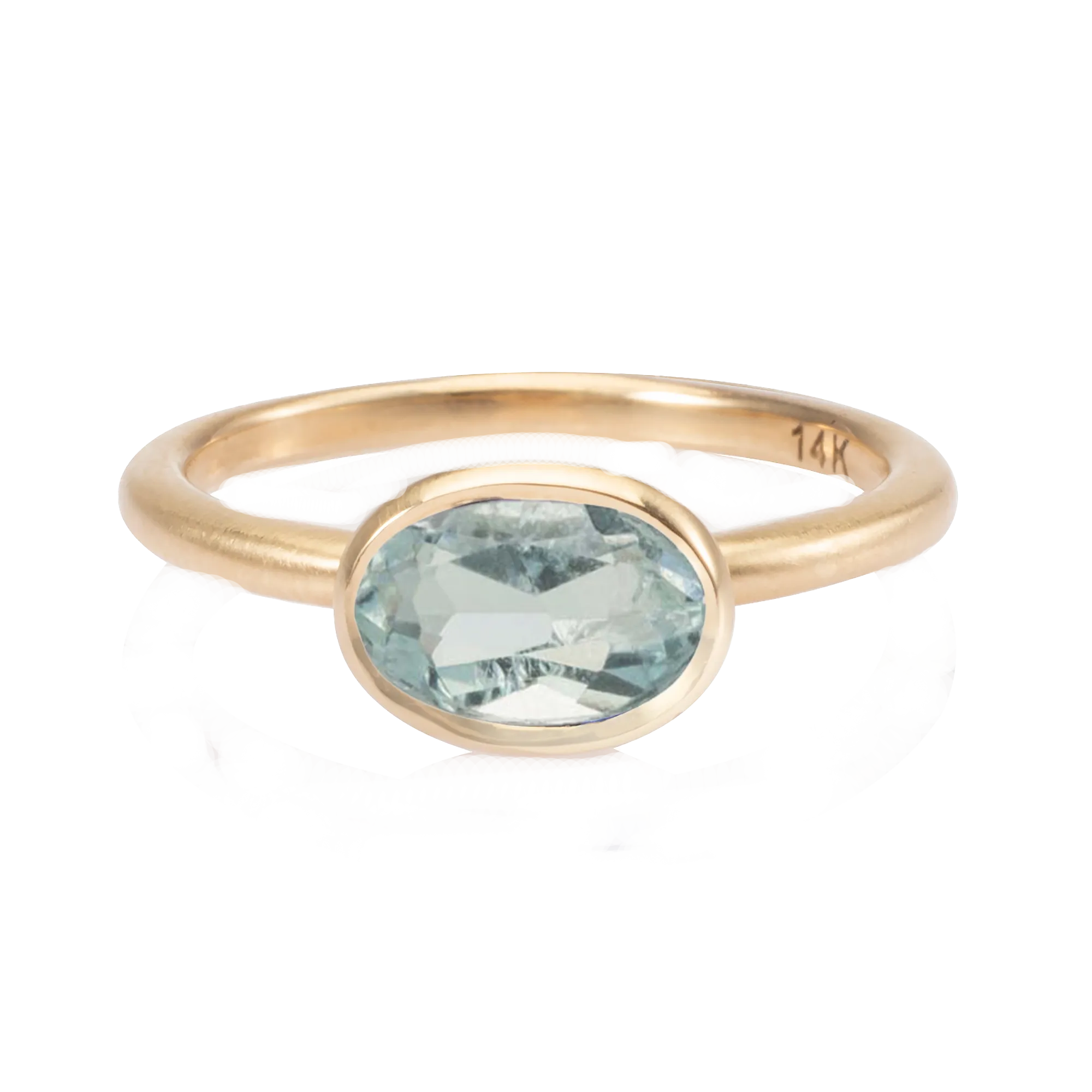 Charm Aquamarine Ring