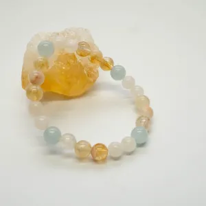 Citrine, Moonstone   Aquamarine | Children’s Bracelet
