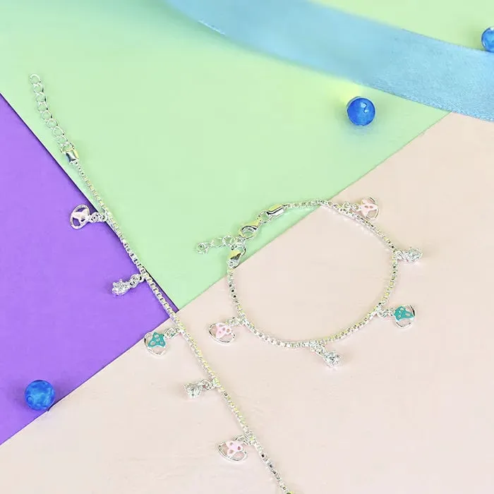 Cute Car logo Anklet