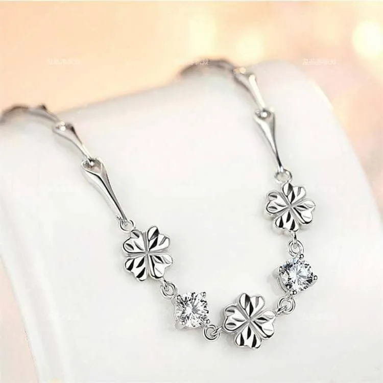 Diamond Four-leaf Clover Romantic Bracelet