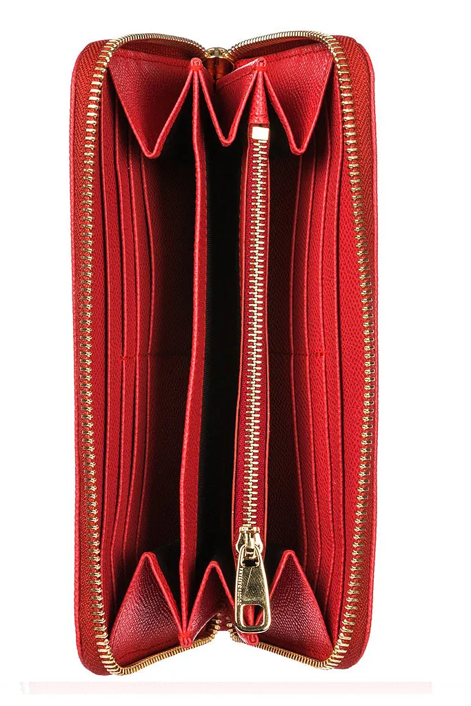 DOLCE & GABBANA DOLCE Coral Leather Wallet