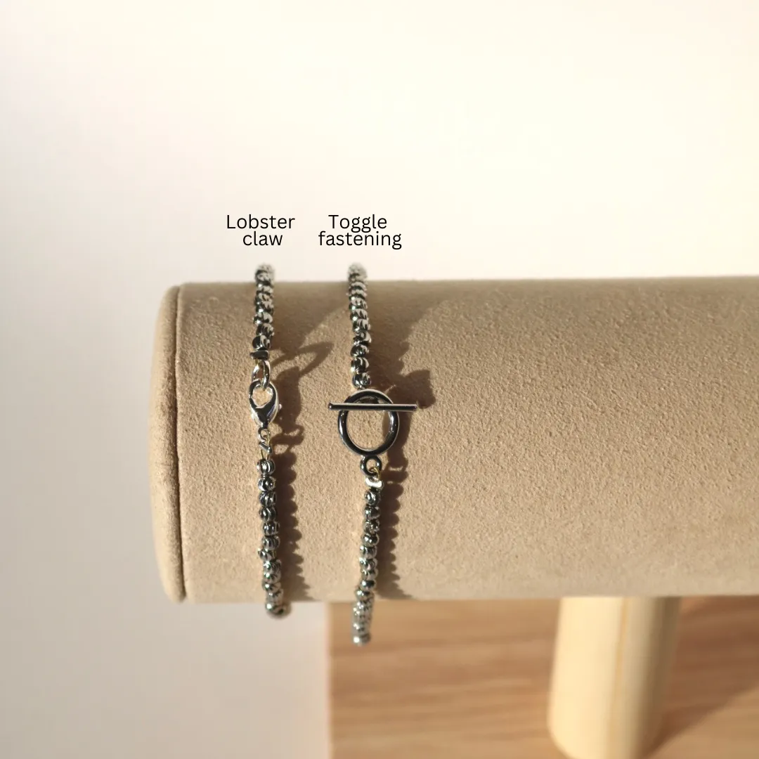 ELISE PEARL BEADED BRACELET IN PLATINUM