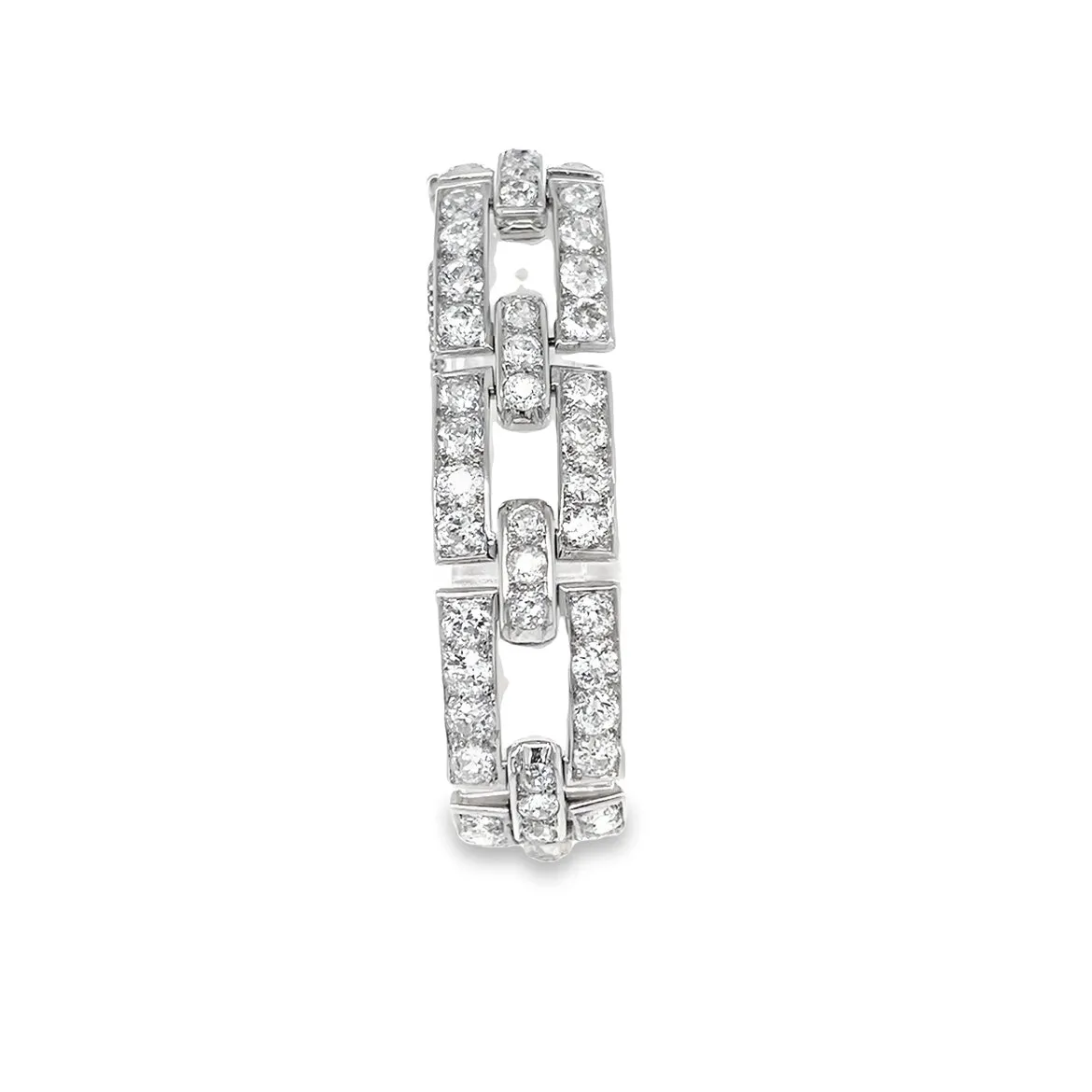 French Pave Link Bracelet
