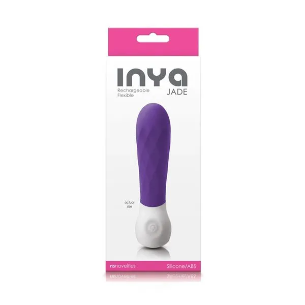 Inya Jade Rechargeable Flexible Vibrator Purple
