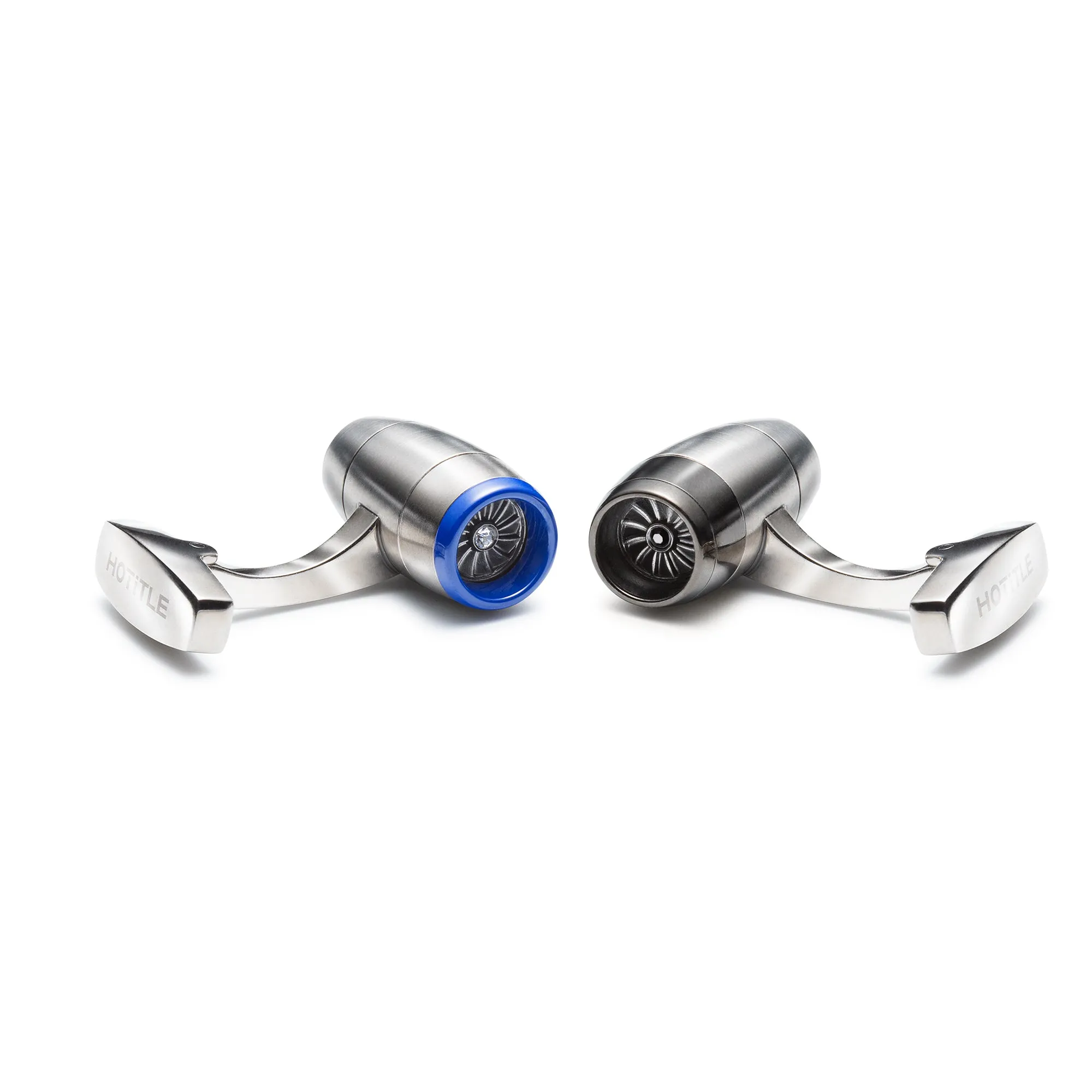 Jetstream Interchangeable Cufflinks (Titanium Silver Set A)