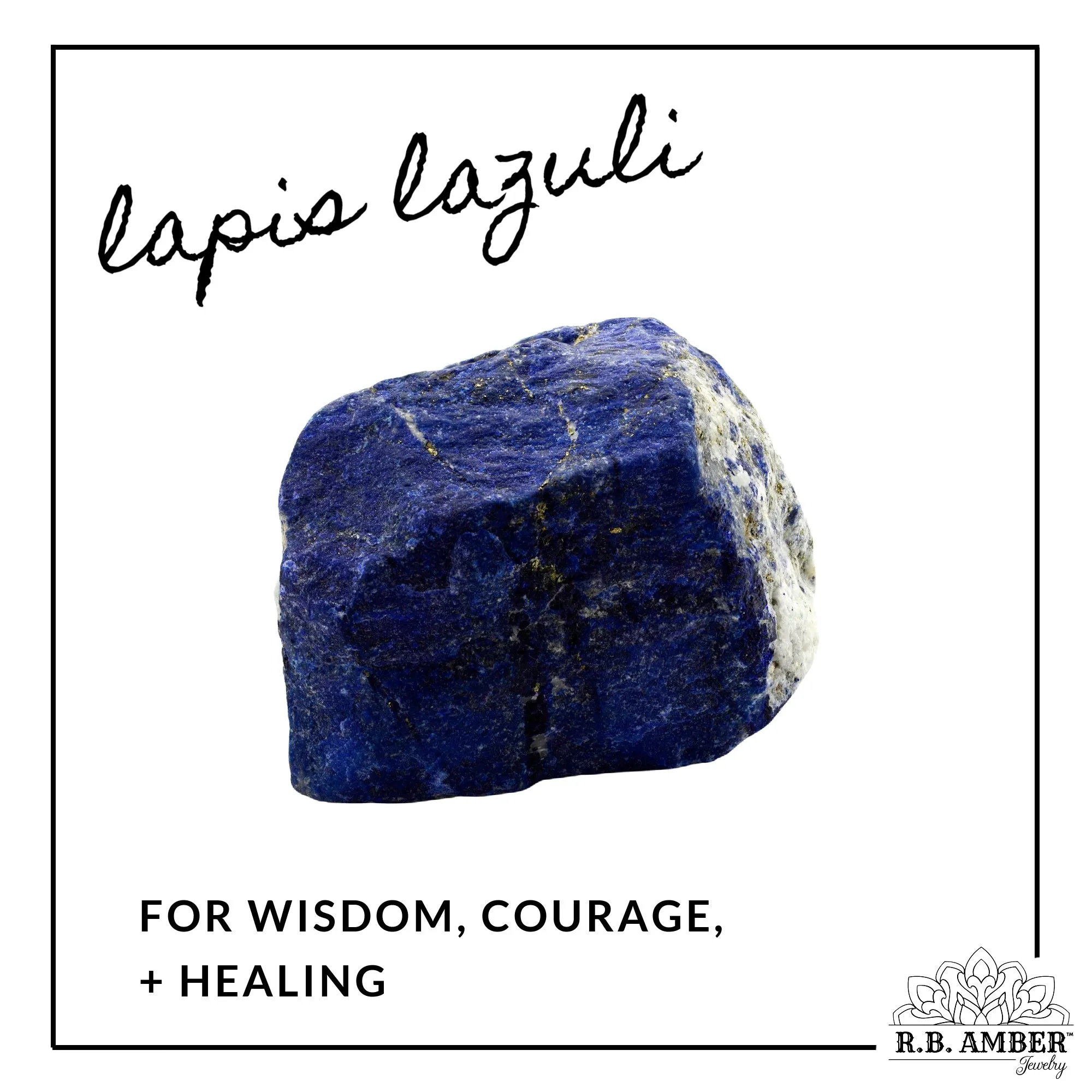 Kids | Lapis Lazuli   Raw Cognac Aromatherapy Bracelet