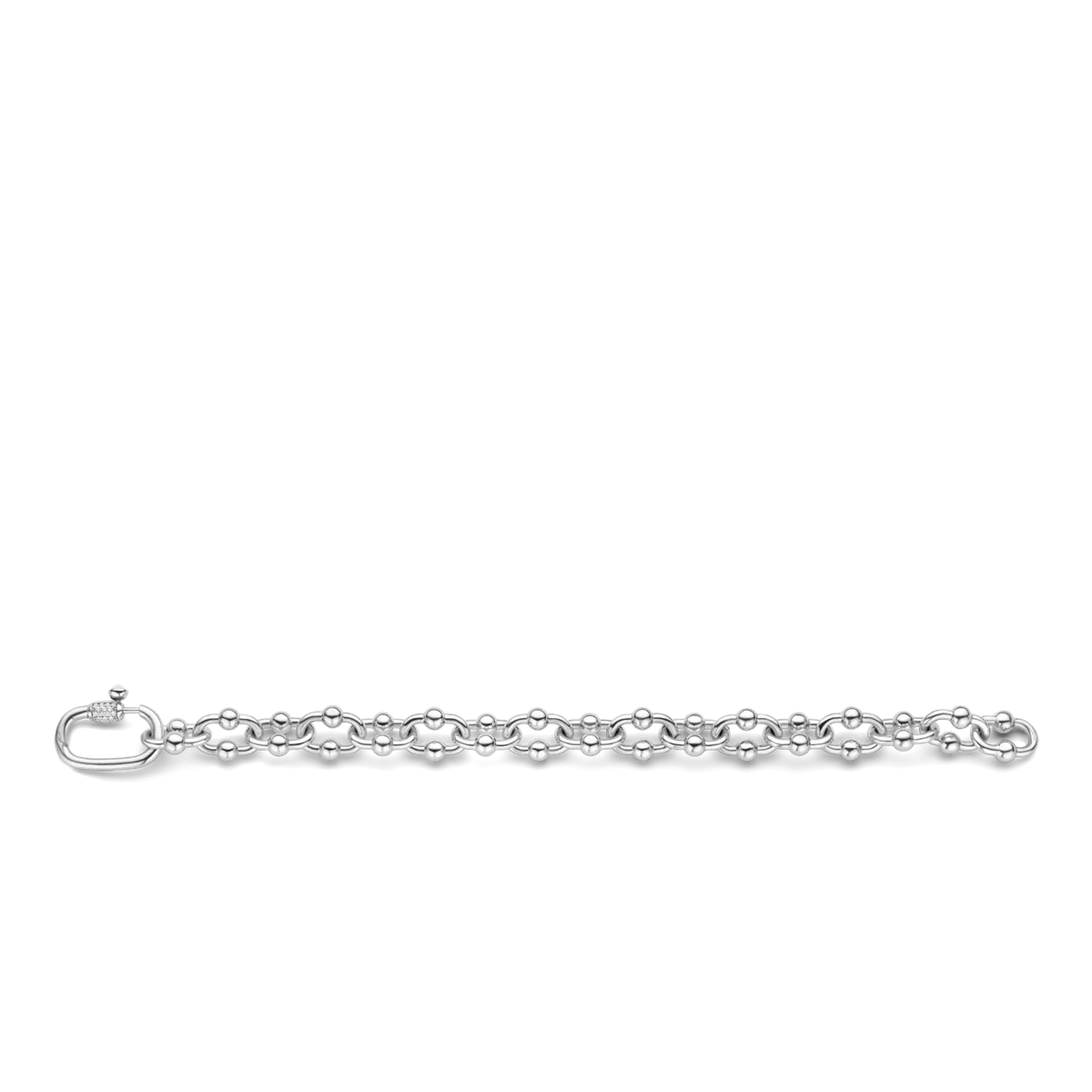 Milano Chunky Link Bracelet - Silver - 23016SI