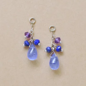 [Palette] 10K Tanzanite Charms (White Gold)