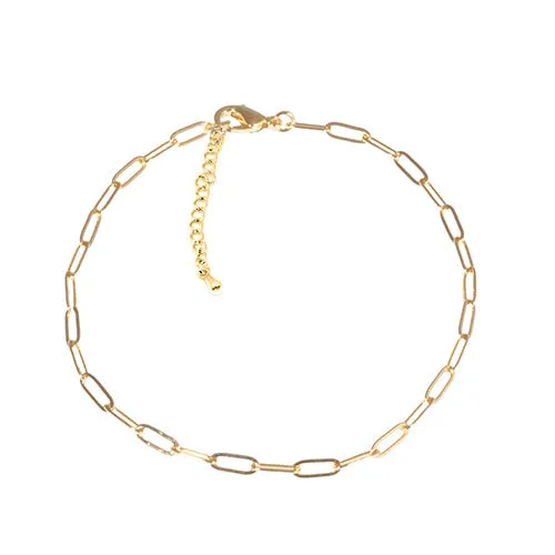 PAPERCLIP ANKLET - Y3399Y,W