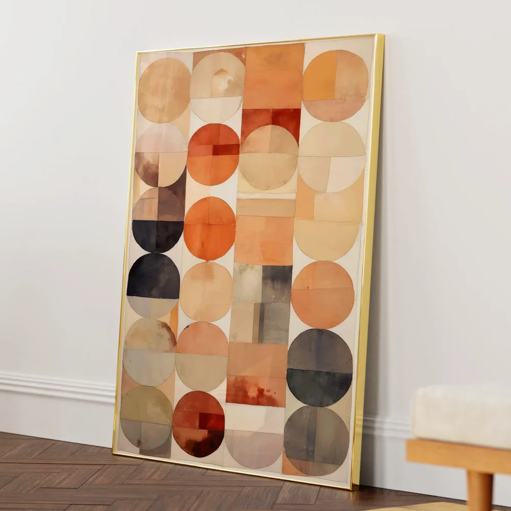 Pastel Circles Abstract Painting