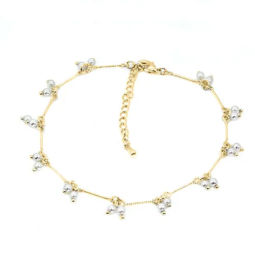 PEARL DANGLE ANKLET - K33976Y,W