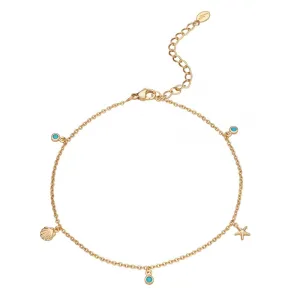 Seaside Anklet - Gold - SPG-339