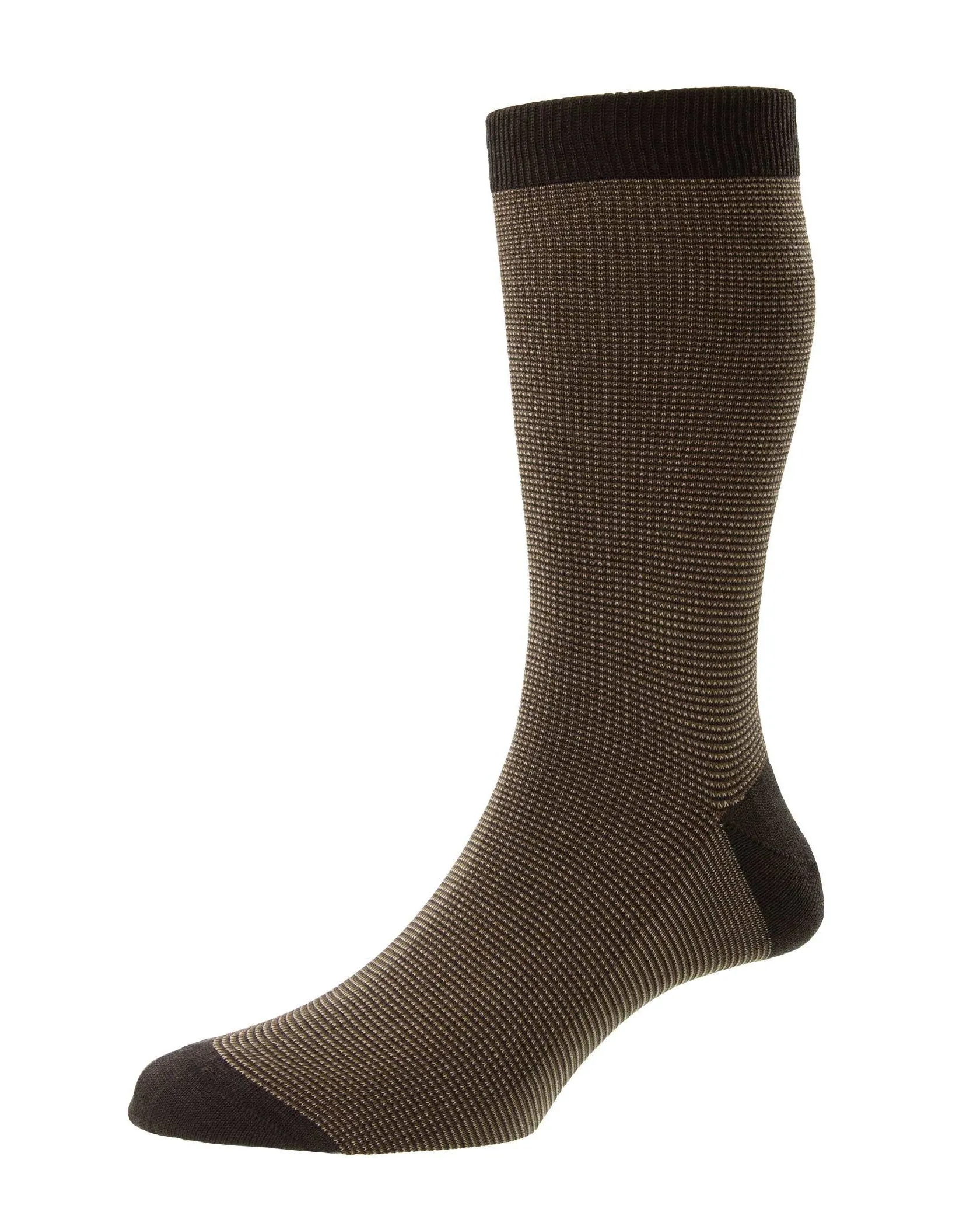 Tewkesbury Fil D'Ecosse Birdseye Crew Length Socks