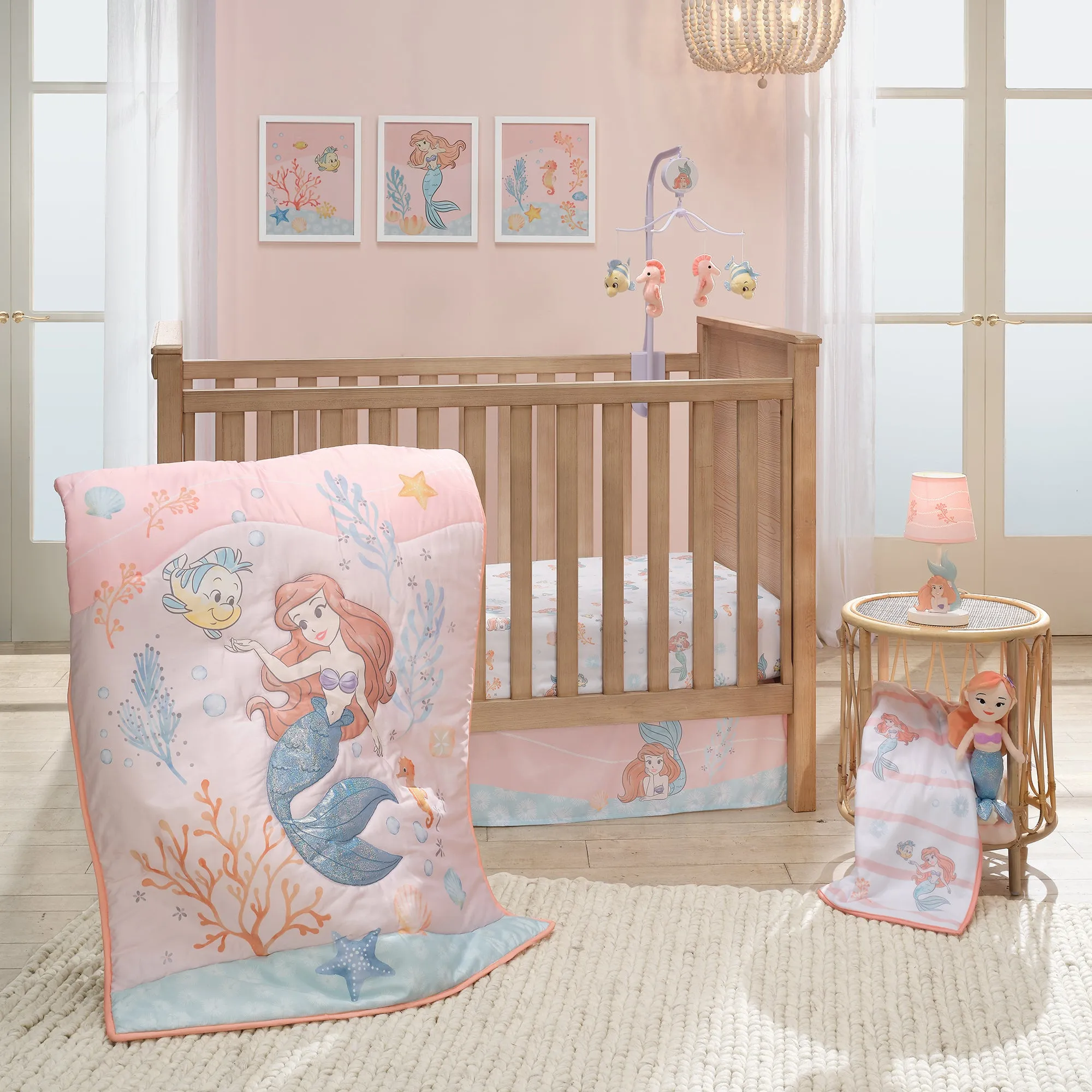 The Little Mermaid Musical Baby Crib Mobile